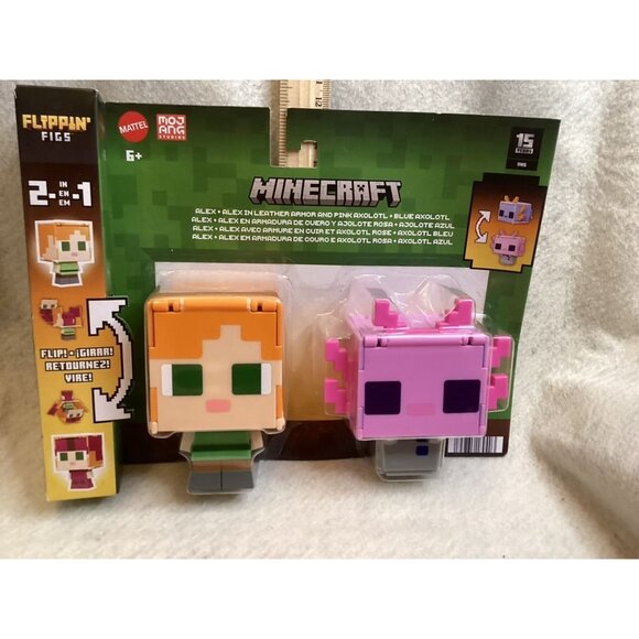 Minecraft Flippin Figs 2-In-1 Figure Set - Picture 1 of 3